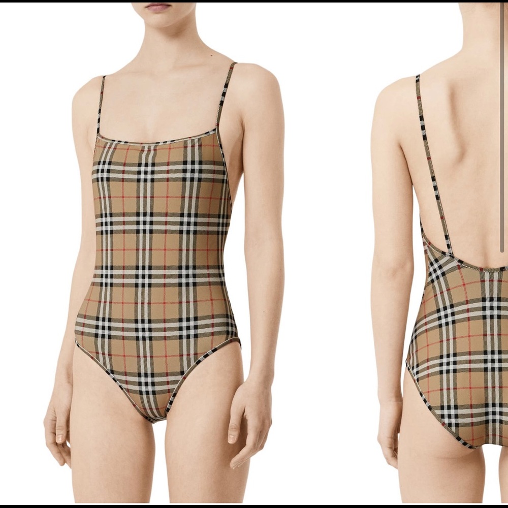 100% authentic Burberry one piece swimsuit